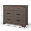 Child Craft Redmond 3 Drawer Dresser for Nursery or Bedroom, Plenty of Storage, Anti-Tip Kit Included to Prevent Tipping, Non-Toxic, Baby Safe Finish - 3 of 4