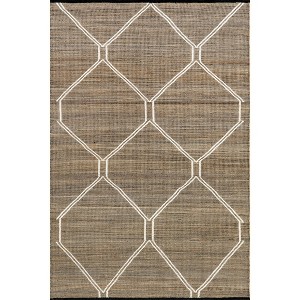 Nuloom Mustang Handwoven Jute Area Rug, 5' x 8', Natural - 1 of 4
