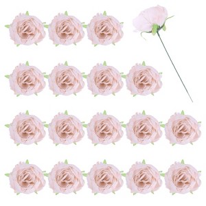 Unique Bargains Artificial Silk Real Touch Durable Artificial Flowers 25 Pc - 1 of 4