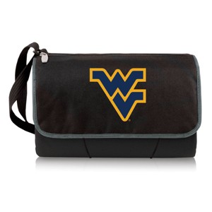 NCAA West Virginia Mountaineers Blanket Tote Outdoor Picnic Blanket - Black - 1 of 4