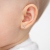 Girls' Tiny Heart Screw Back 14k Gold Earrings - In Season Jewelry - 3 of 4