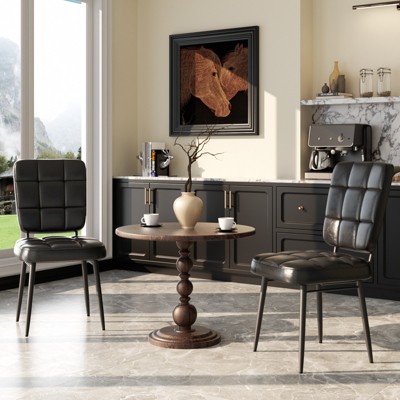 Aheaplus Dining Chairs Set of 2/4/6/8, Upholstered Kitchen Chairs with Thick Cushion for Dining Room
