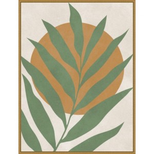 Amanti Art Floral and tropical 3 by Vitor Costa Framed Canvas Wall Art - 1 of 4