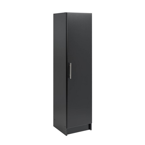 Tall skinny black deals cabinet