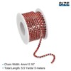 Unique Bargains DIY Bag Clothing Decoration Crystal Rhinestone Sew on Close Claw Chain Trim - 2 of 4