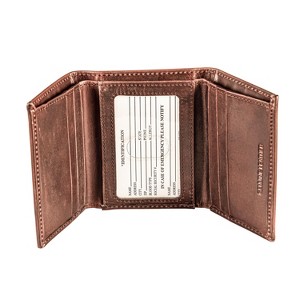 Evergreen Michigan State University Crazy Horse Collection Tri-Fold Wallet - 1 of 1