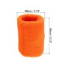 Unique Bargains Cotton Terry Cloth Tennis Basketball Working Out Running Wicking Air Permeable Sports Sweatbands 48 Pcs - 2 of 4