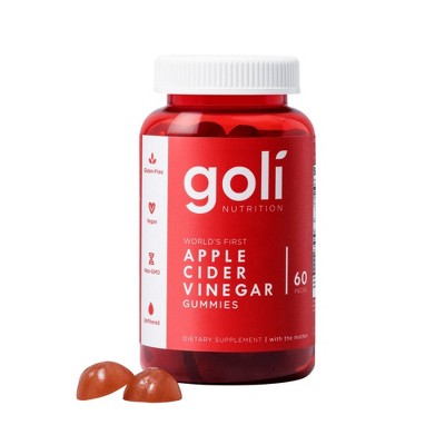 Goli Nutrition Apple Cider Vinegar Vegan Gummies - 60ct