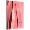 Amanti Art Pink Layers by Treechild  Framed Canvas Wall Art - 3 of 4