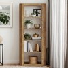 Hommoo 5-Tier Bookshelf Brown - 2 of 4