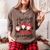 Simply Sage Market Hanging With My Gnomies Garment Dyed Long Sleeve - 2 of 4