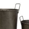 Set of 2 Bronze Metal Vases - Foreside Home & Garden - 2 of 4