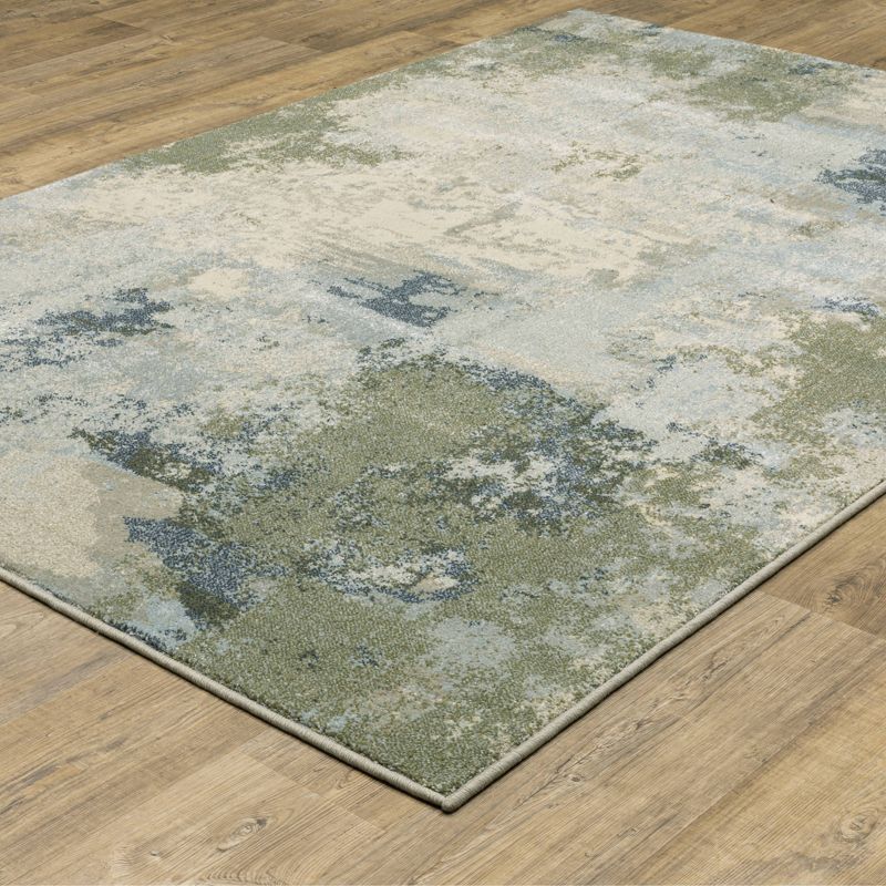 Bryant Contemporary Abstract Indoor Area Rug Blue/Green - Captiv8e Designs, 4 of 12