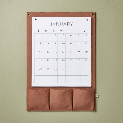 Russell + Hazel Acrylic Monthly Wall Calendar : Target