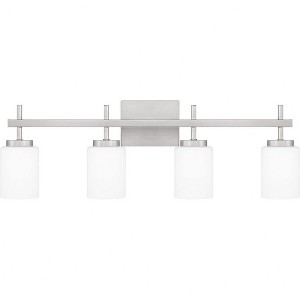Quoizel Lighting Wilburn 4 - Light Vanity in  Brushed Nickel - 1 of 3