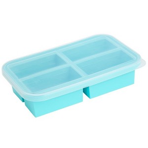 The Lakeside Collection 4-Cup Silicone Freezer Tray with Lid - 1 of 4