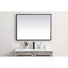 Elegant Lighting Pier 27x36 inch LED mirror with adjustable color temperature 3000K/4200K/6400K in black - 2 of 4