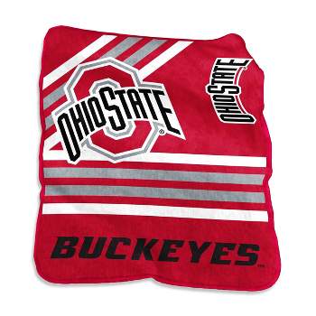 NCAA Ohio State Buckeyes Raschel Throw Blanket