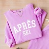 Simply Sage Market Women's Lightweight Garment Dyed Graphic Sweatshirt Apres Ski University - 3 of 4