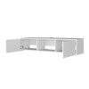 INFURNIC TV Stands and Consoles Modern Wall Mounted Media Center with Concealed Storage for Living Room Bedroom, White, 53.14"*14.96"*3.5" - 2 of 4