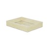 Cheung's Labai Mini Shagreen Mirror Tray White Gold - 2 of 4