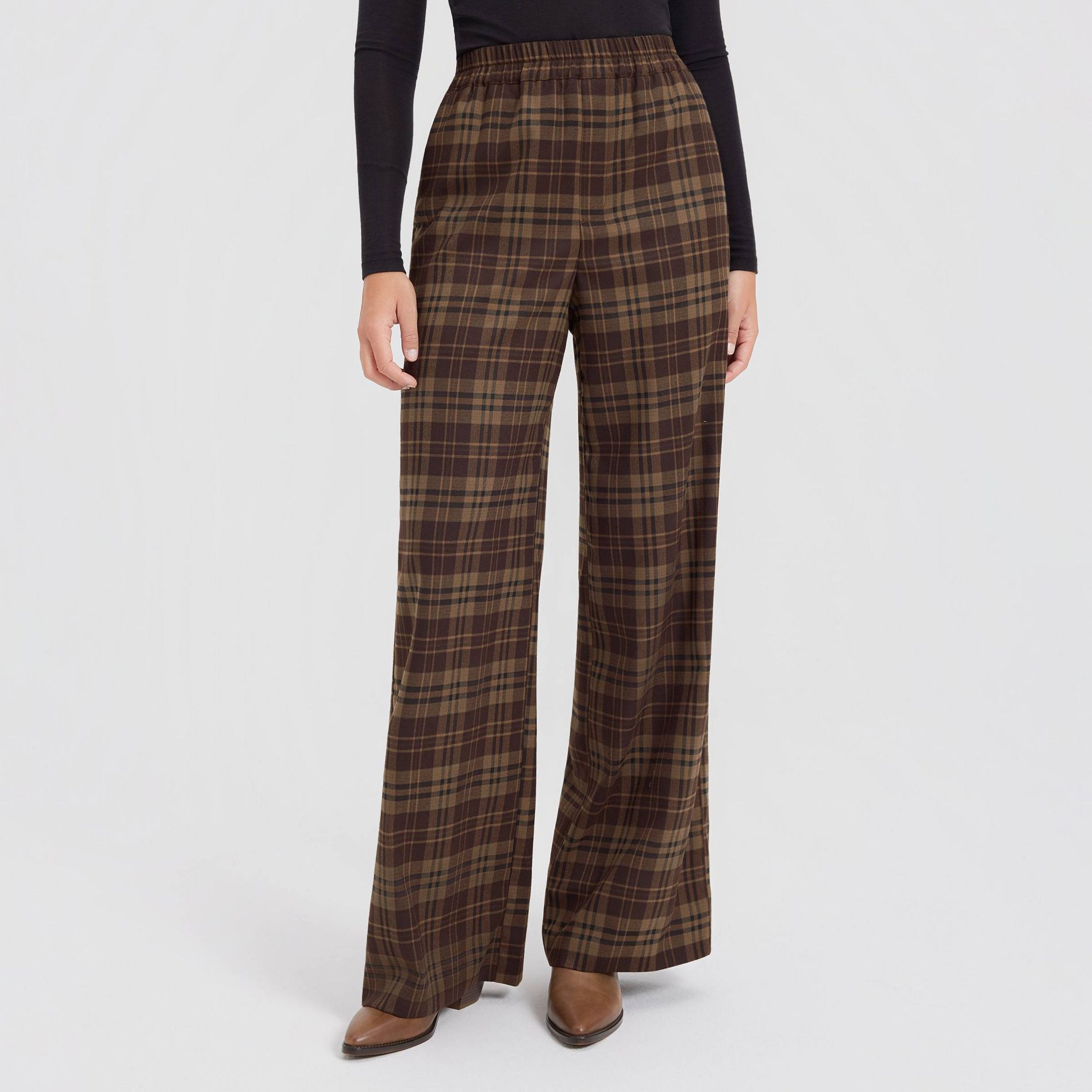 Women's Mid-Rise Wide Leg Suit Pants - A New Day™