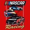 Girls NASCAR Racing Cars Retro Sketch T Shirt - 2 of 4