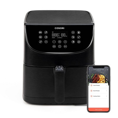 Cosori Smart 5.8qt Digital Air Fryer with Skewer Rack Set