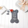 Pavilion Gift Company - Dogs - Canvas Tweed Stocking with Mini Ornament - Tree Ornaments - 4 of 4