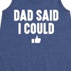 Girls' - Instant Message - Dad Said I Could Graphic Sleeveless Aline Dress - 2 of 4