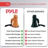 Pyle 20W Lightweight Bullhorn Megaphone, PMPRA213OR - MP3 Input, Siren, MIC/TALK (Orange) - 4 of 4