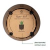 Bloem Hopson Round Resin Planter Pot with Metal Stand Indoor and Outdoor Gardening - 4 of 4