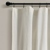 Lush Décor Extra Long Linen Button Window Curtain Panel - Off White - 100 inch Long x 84 inch Wide - 2 of 4