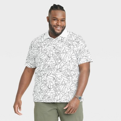 Mens white clearance polo shirt target