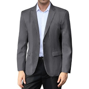 Blazers for Men Business Casual Suit Jacket 2 Button Regular Fit Casual Blazer Fashion Mens Jackets Blazers - 1 of 4