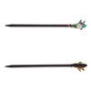 Unique Bargains Halloween Christmas Leaves Gardenia Hair Chopstick 1 Pc - 4 of 4