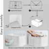 WeThinkStorage Set of 2 Striped Decorative Fabric Storage Bins Capacity - 2 of 4