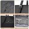 Work Tote Bag for Women with Lunch Compartment, 16.5" Leather Bag with Insulated Leakproof Lunch Box, Laptop Briefcase for Off, Trav, CaS, Black - 4 of 4