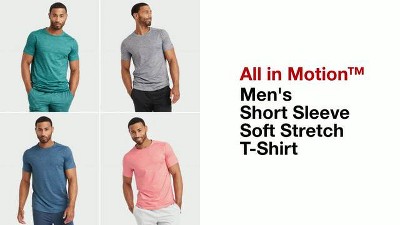 Men\'s Short Sleeve Stretch Motion™ In - T-shirt Target : Soft All