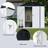 XINGHANZHENXUAN Outdoor Metal Storage Shed, Fireproof, Rot Resistant & Termite - Proof for Storage, Workshops - 4 of 4