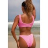 Moda Minx Scrunch 'Candy Pink' Knot Bikini Top - 2 of 4