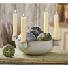 tagltd Four Taper Candle Holder Ceramic Bowl - 2 of 2