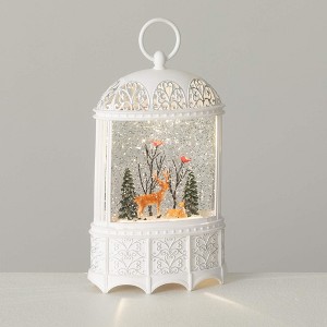 11.5"H Sullivans Christmas LED Lantern With Deer Scene, Multicolor, Indoor Christmas Decor - 1 of 4