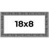 PosterPalooza | Panoramic Distressed Black Picture Frame - UV Acrylic, Foam Board Backing, Hanging Hardware - 2 of 4