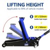 3.5 Tons Low Profile Floor Jack Dual Piston Pump Quickly Lift Hydraulic Jack 7000 Lbs Capacity Lifting Range 4"-21" - 4 of 4