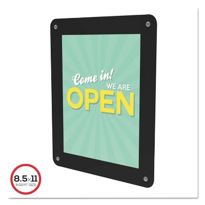 Deflecto Superior Image Window Display 8 1/2 x 11 Insert Clear 899102