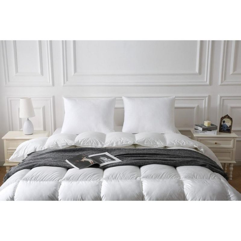 Maxi Down Alternative Cotton Top Bed Pillow - Single Pillow White, 5 of 8