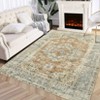 COZONY Washable Vintage Low Pile Area Rug, Non-Slip Non-Shedding Soft Floor Carpet for Living Room Bedroom Office - 4 of 4