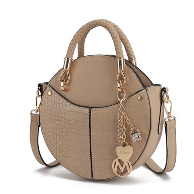 MKF Collection Nobella Women’s Crossbody Bag Croc-Embossed by Mia K