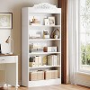 Hommoo 73 Inch Tall 5-Shelf Bookcase White - 2 of 4
